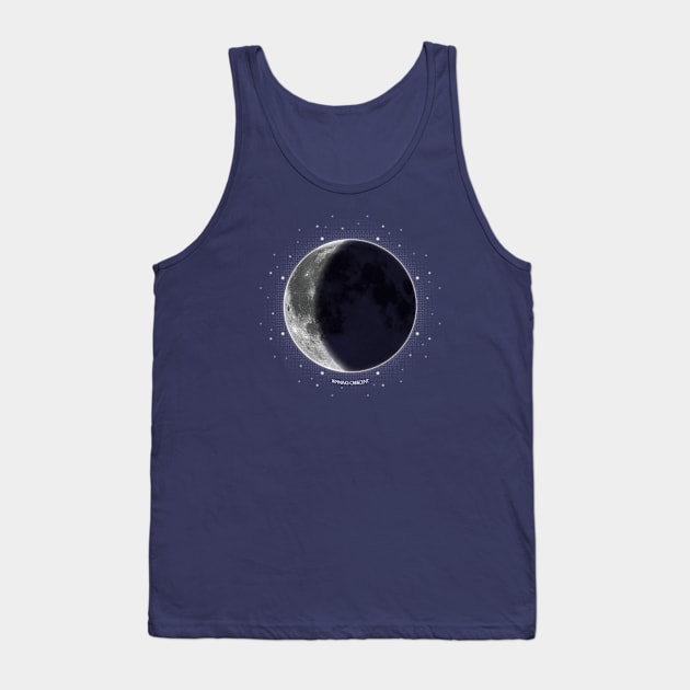 Waning Crescent - Moon Phases Tank Top by meownarchy